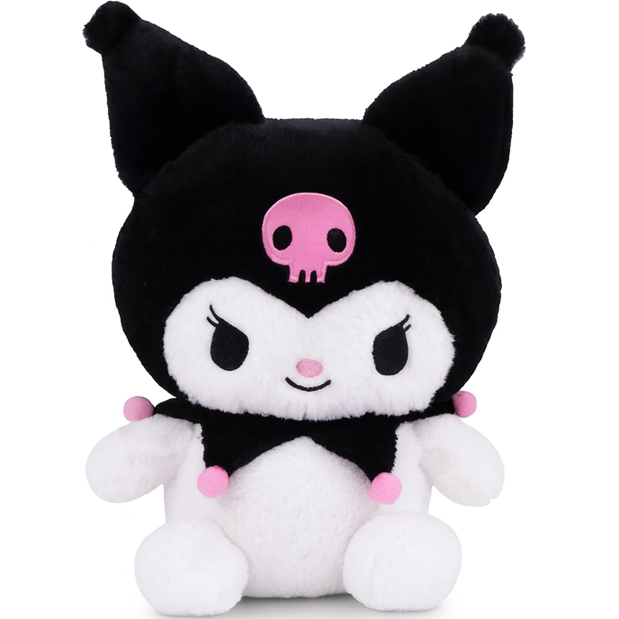 Juju Black Kawaii Plush (12 in) - Cute Stuffed Animal Kawaii Plushies - Peluche Big Stuffed Animals Plushie - Peluches Grandes Cute Plushies - Cool
