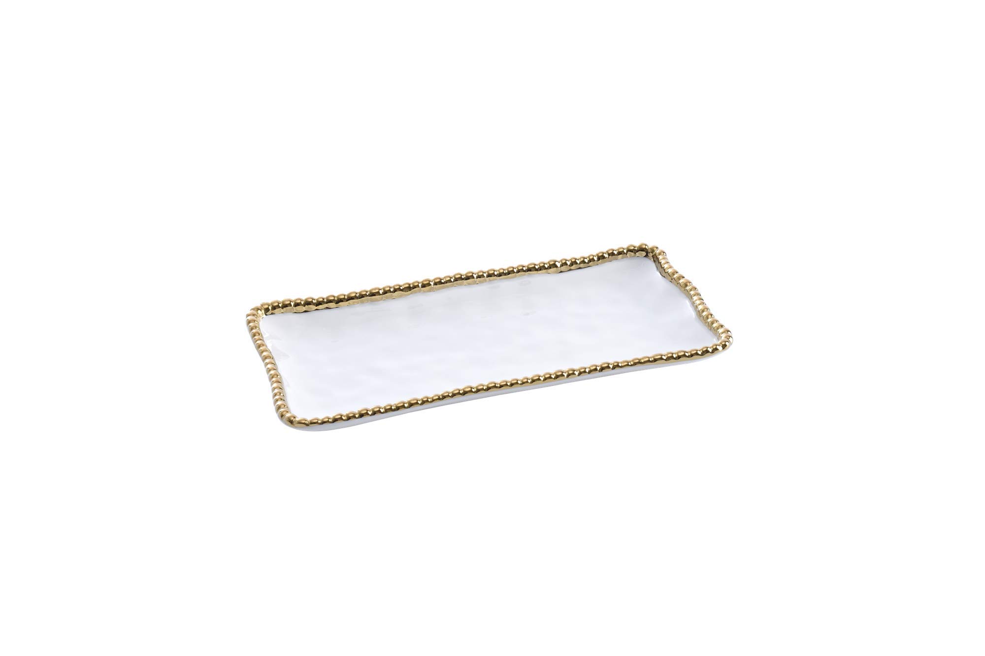 Pampa Bay Golden Salerno Small Rectangular Tray