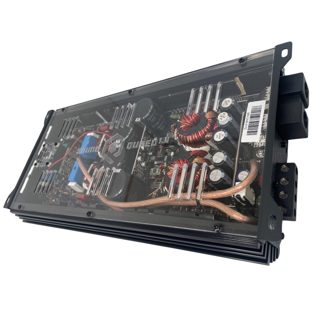 Soundqubed S1-2500 car Audio Amplifier 2500 watts max Power monoblock 1 ohm Stable bass knob Included