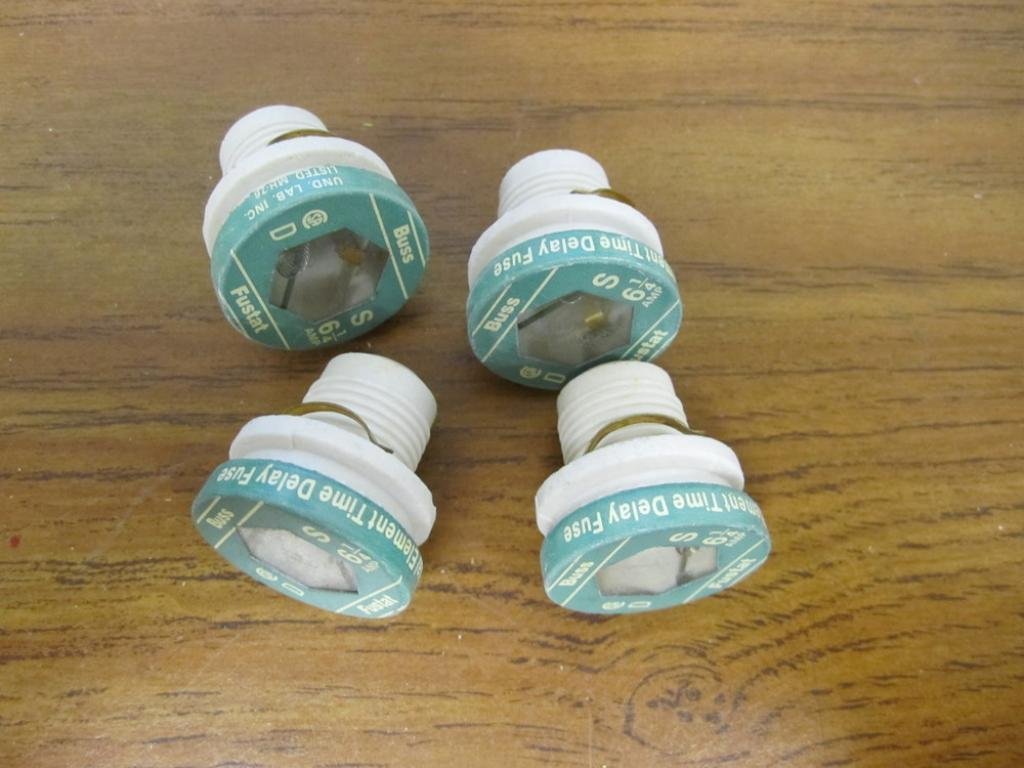 Bussmann S-6-1/4 Buss Fuse S614 Type S (Pack of 4)