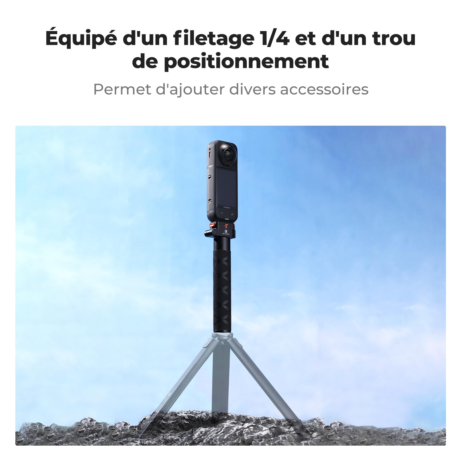 K&F CONCEPT Perche magnétique à dégagement Rapide améliorée 35''