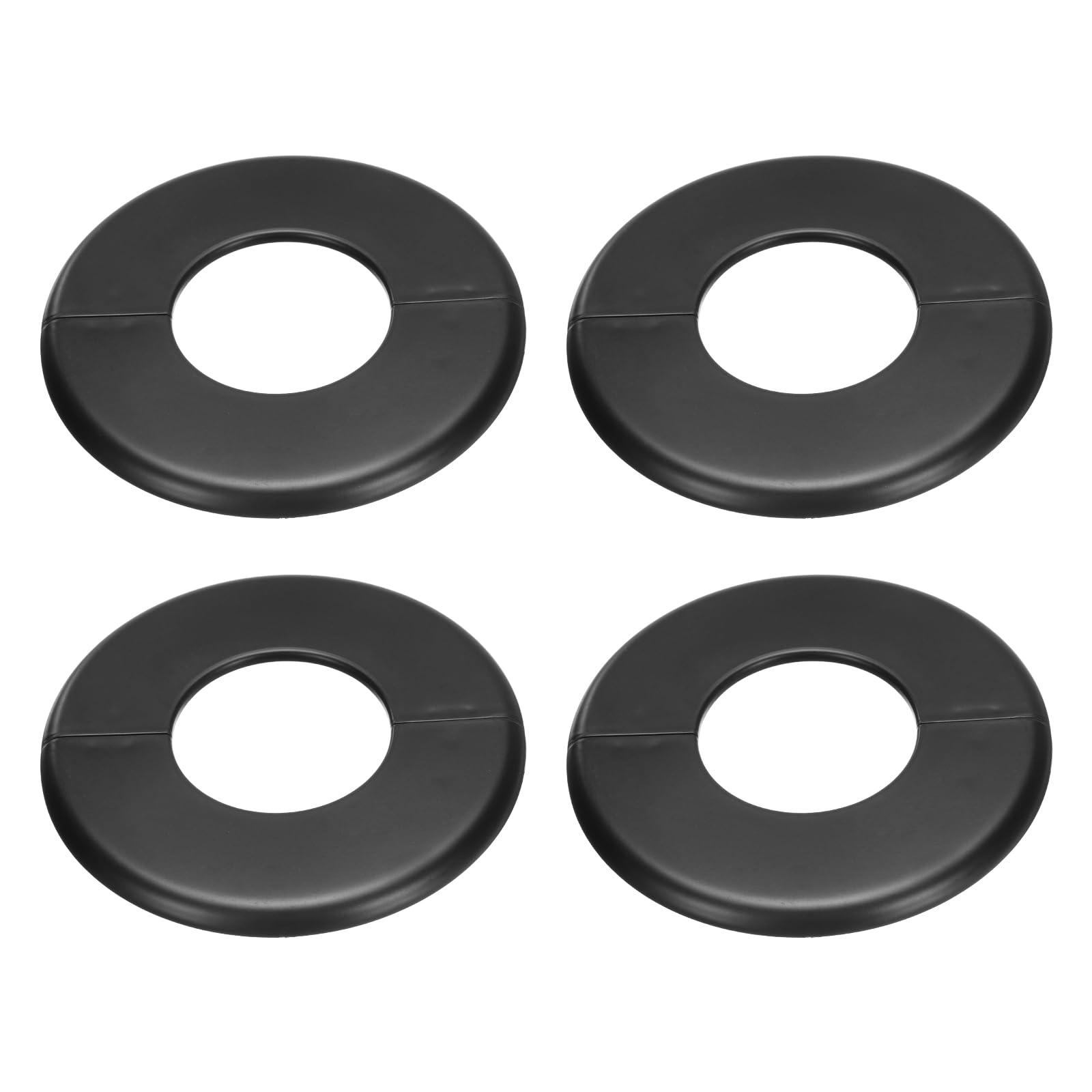 Flangia for tubi, accessori decorativi, 4 pezzi flangia divisa a parete 105 mm / 4,1" diametro esterno for accessori decorativi for rubinetti for tubi dell'acqua con diametro di 44 mm / 1,7", oro(Colo