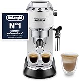 De'Longhi EC685.W Dedica Style Pump Espresso, Metal, 1.45 W, 1 Liter, White - 1