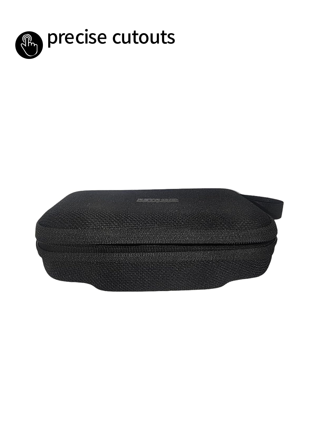 BOVUGAC Case for Retroid Pocket Flip2 Game Consoles, Hard Storage Bag with Strap for Retroid Pocket Flip 2 ?Scratch And Shock Proof(Black)