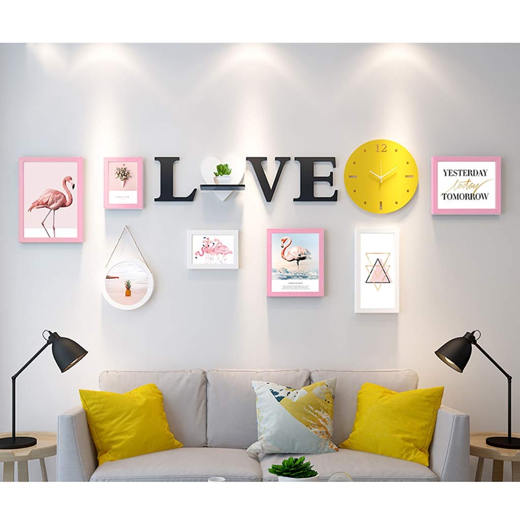 Cadre photo wall gallery kit WJNY pour décoration salon