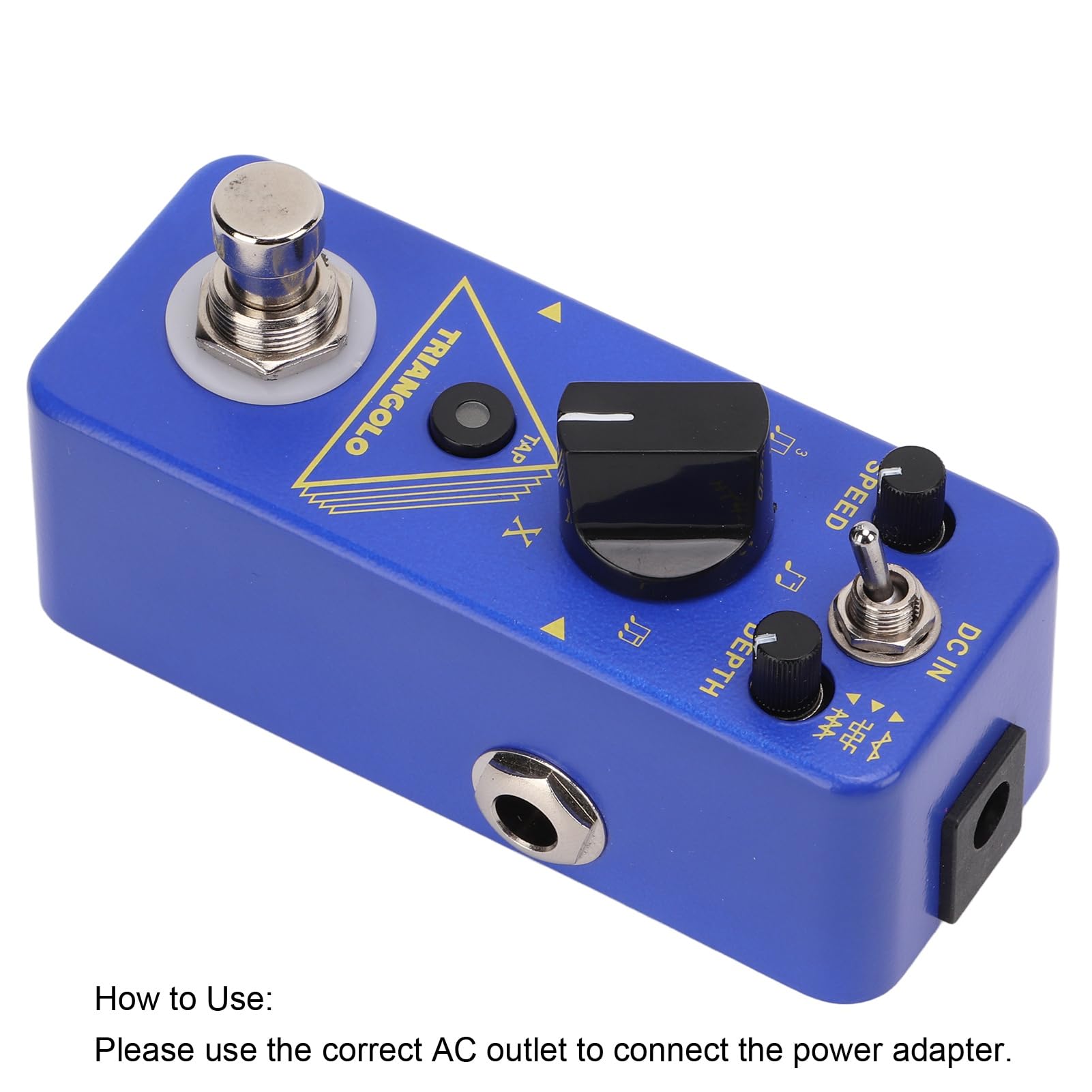 Effetti a Pedale, Chitarra Elettrica Triangolo Effetti a Pedale per Strumenti