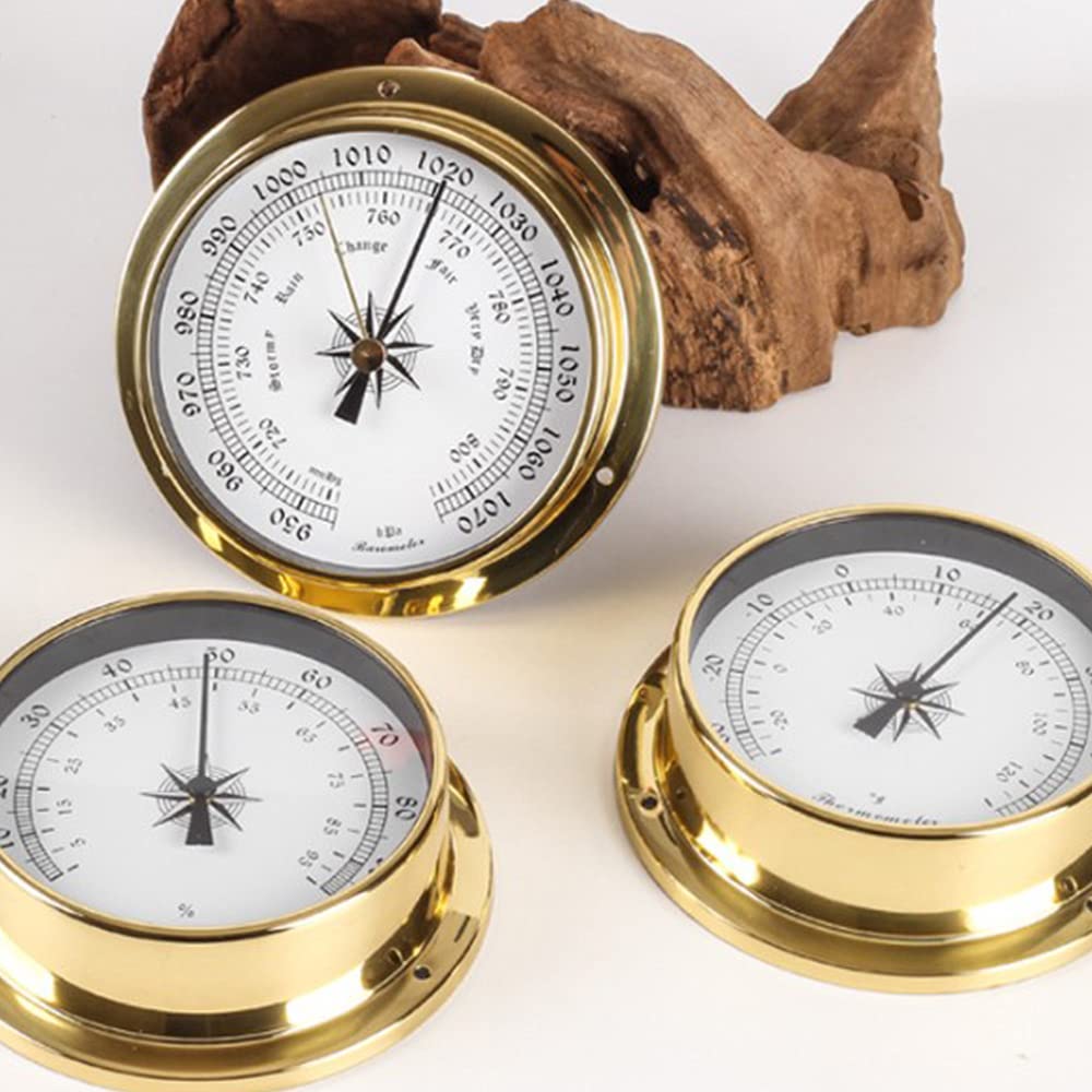 Horloge de Marée Cuivre 115 mm Bateau Station Météo Suspendu