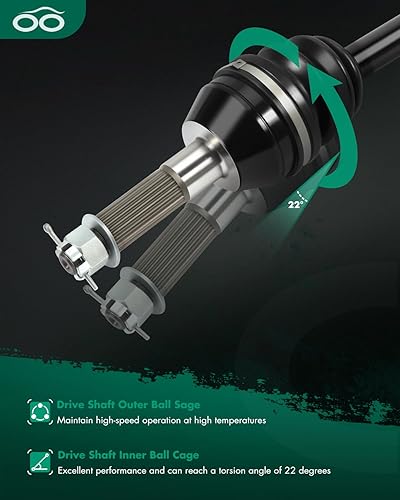 Vista 931 de SCITOO 1333081 1333947 Eje CV trasero izquierdo derecho para 2016-2020 para Polaris General 1000 2017-2020 para Polaris General 4 1000 2015-2018