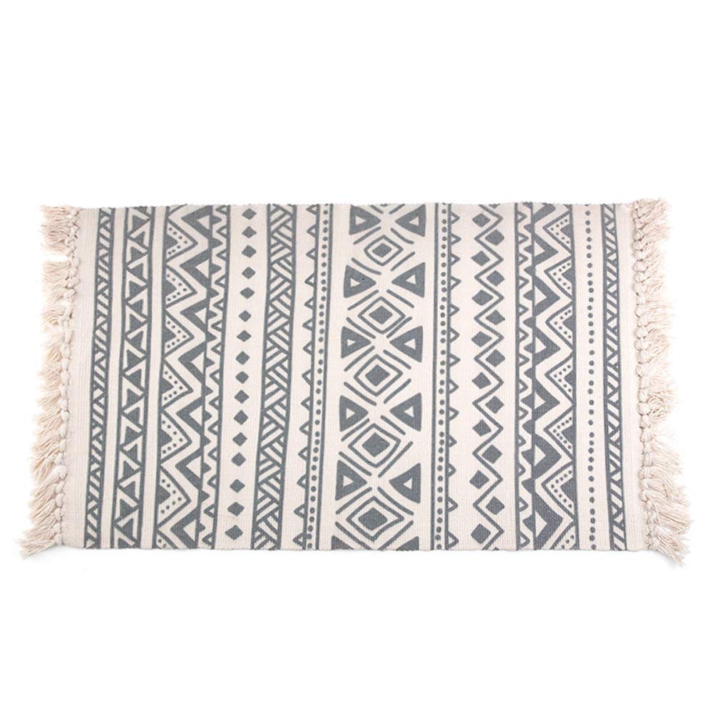 Tapis de table basse de salon lavable en machine en coton doux - 8