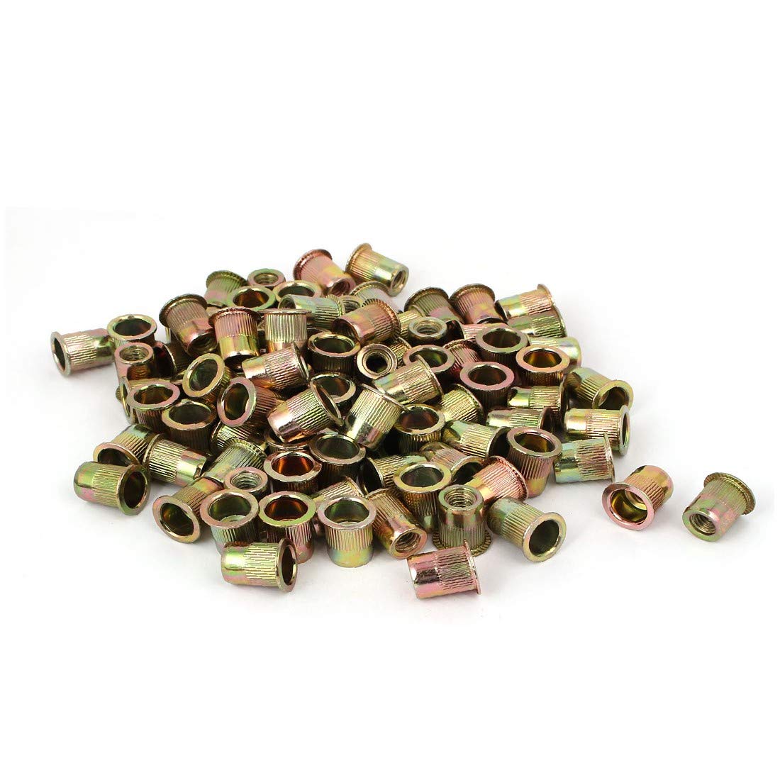 New Lon0167 5/16" x Featured 18mm Knurled Threaded reliable efficacy Blind Rivet Nut Insert 100PCS(id:2a0 8f 90 548)