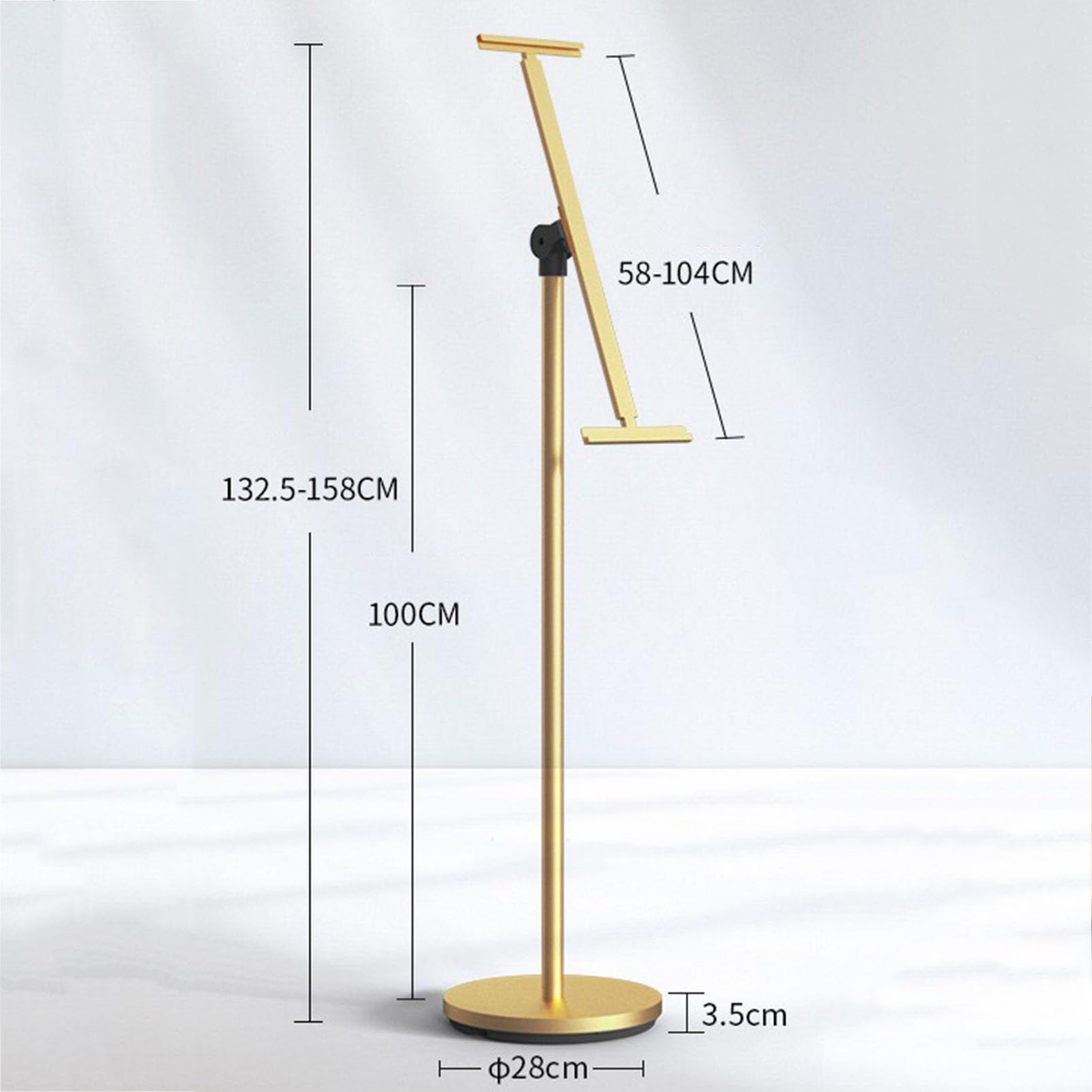 Soporte de metal para carteles, soporte ajustable resistente para carteles y pancartas, ideal para bodas, restaurantes y exhibiciones de negocios