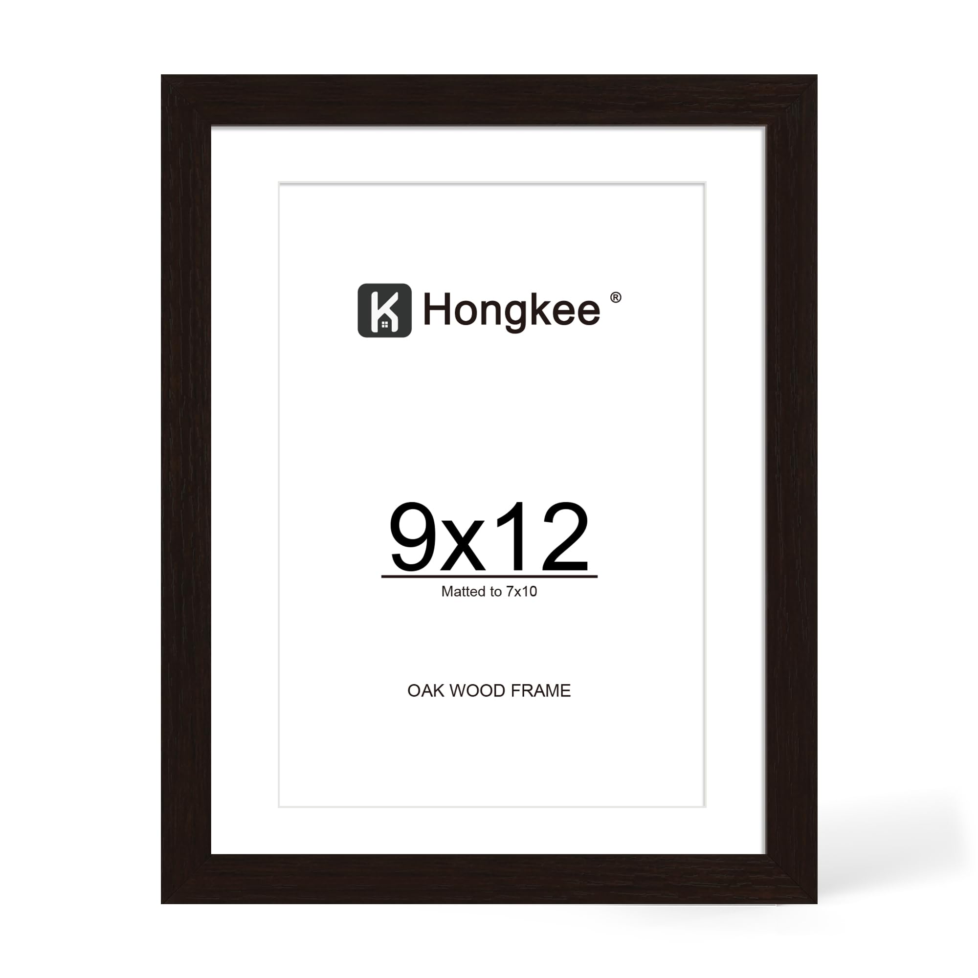 Photo 1 of Hongkee 9x12 Oak Wood Picture Frame