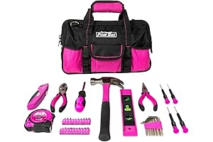 The Original Pink Box 40 Piece Tool Set and Bag