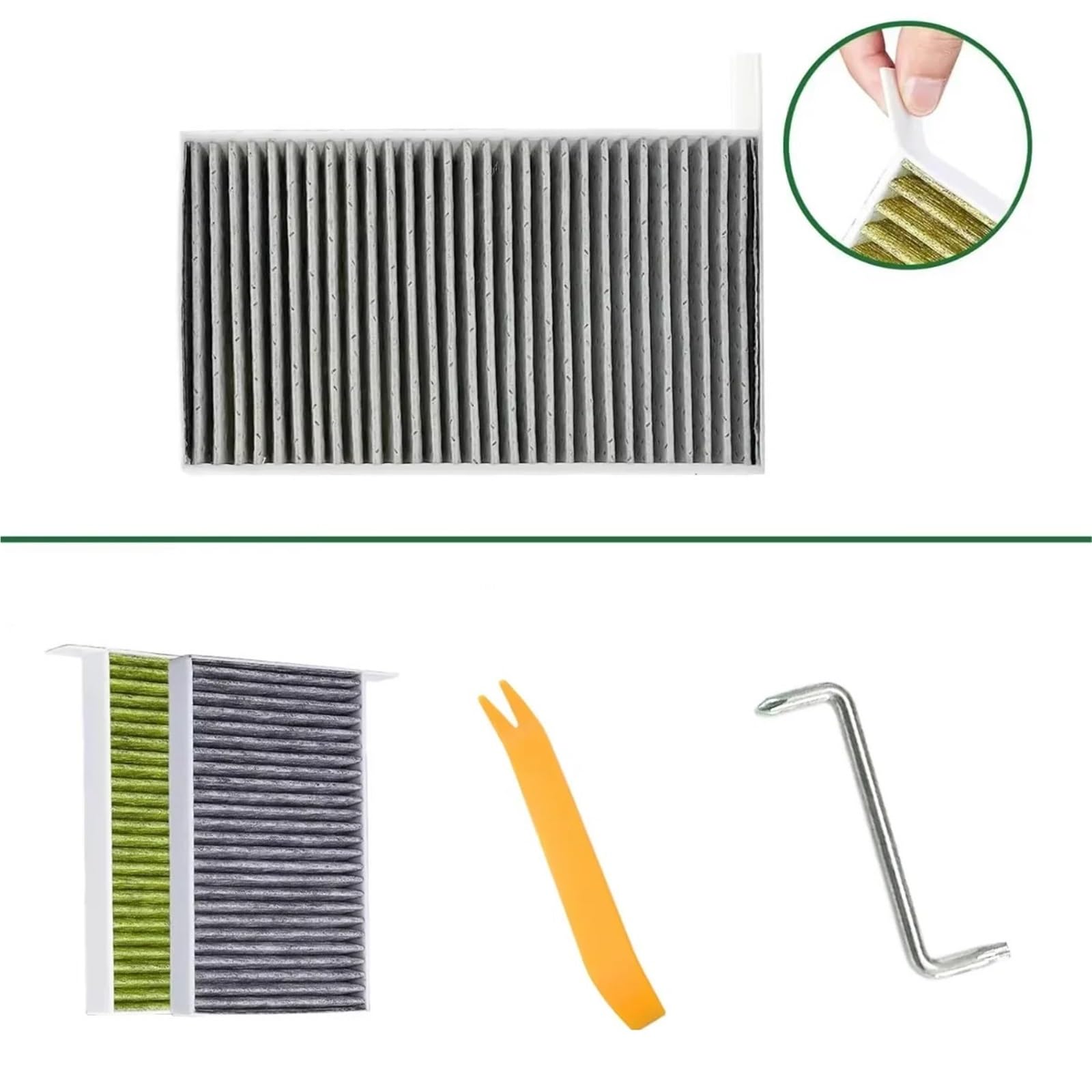 Compatible avec le filtre à air d'habitacle