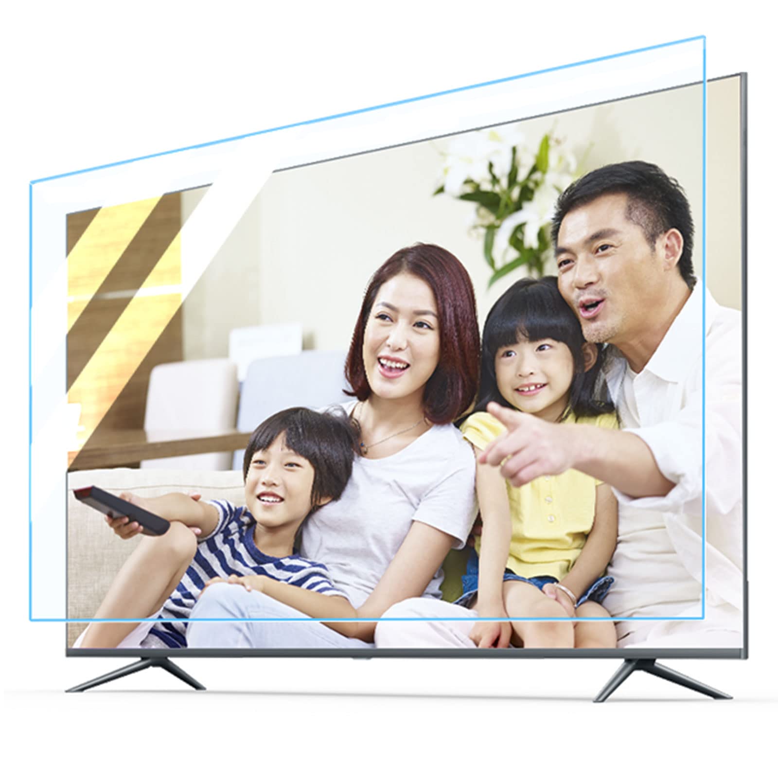 Filtre anti-lumière bleue 55" pour écran TV mat anti-reflet