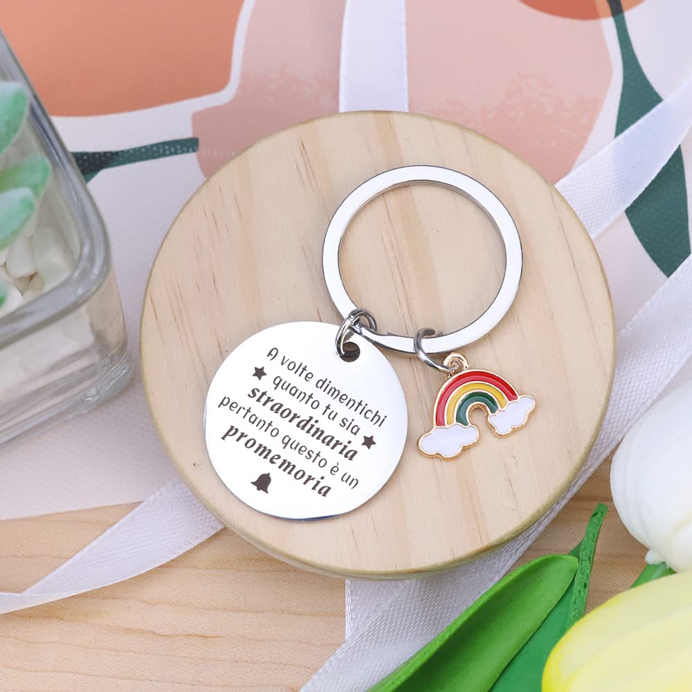 BOMEON Regalo Amica,Regalo Migliore Amica,Portachiavi Amicizia,Idee Regalo Amica,Regalo Sorella Amica Collega Donna Colleghe Natale,Regali Da Fare Alla Sorella