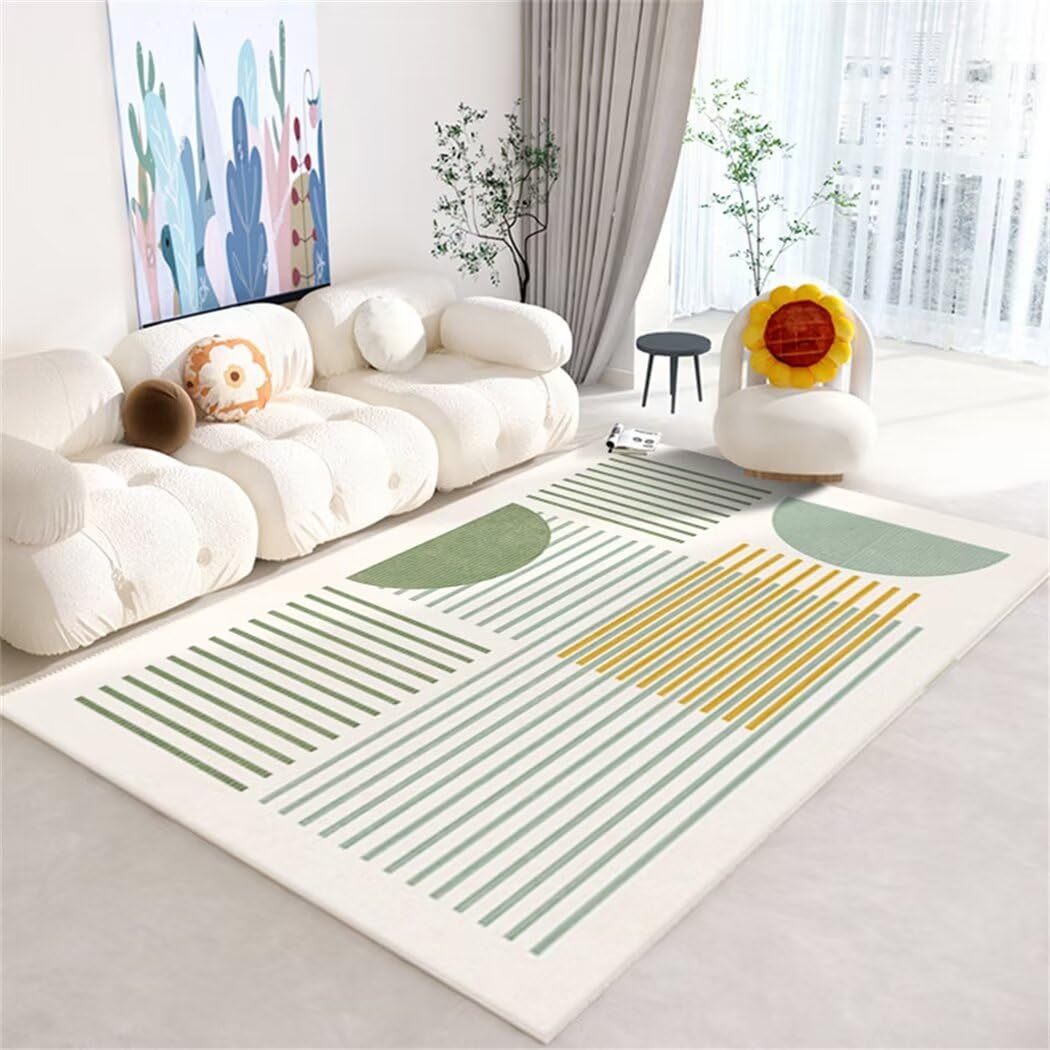 Tapis de couloir long vert pour harmoniser votre entrée