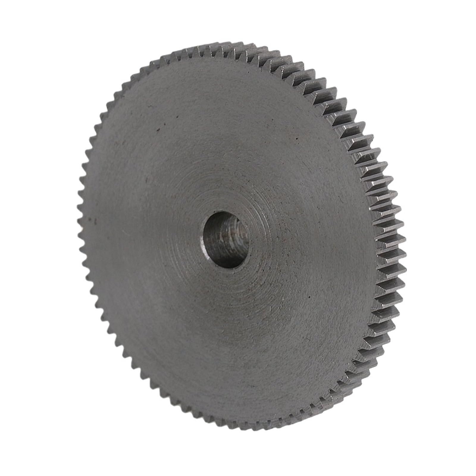 Bevel Gear Pinion Hardware Mechanical 41x10x6MM Silver 80 Teeth Motor Metal Steel Gear Wheel 0.5 Modulus Top Screws 6mm Hole Diameter