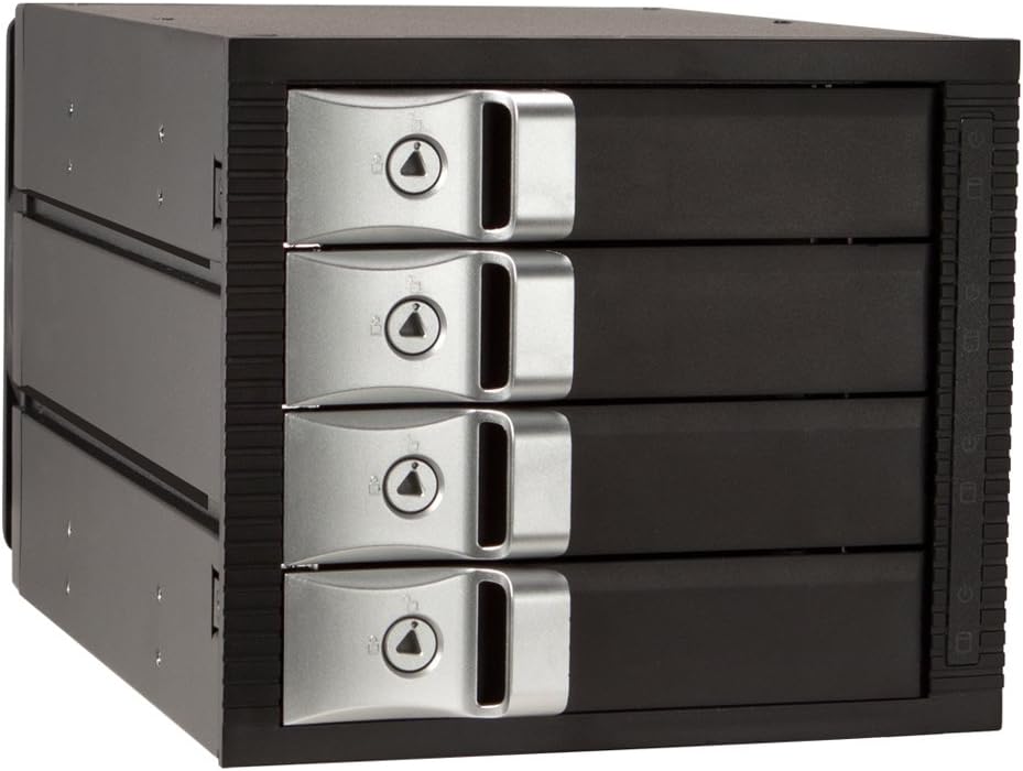 Amazon.com: Kingwin Multi-Bay Internal Rack, 4 Drives for 3 Bay Space ...