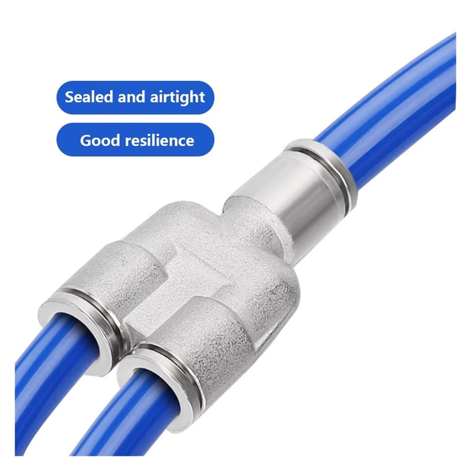304 Stainless Steel Pneumatic Push-In Fitting