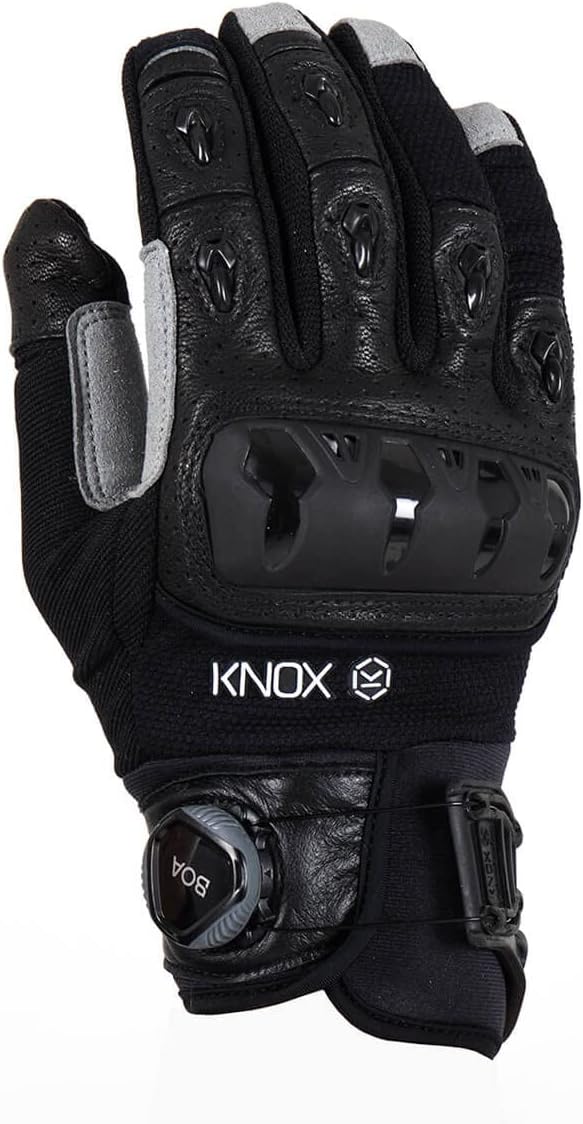Amazon KNOX(ノックス) オフロードバイク用プロテクショングローブ 衝撃吸収・BOAシステム搭載 本革 ORSA OR3 MK3