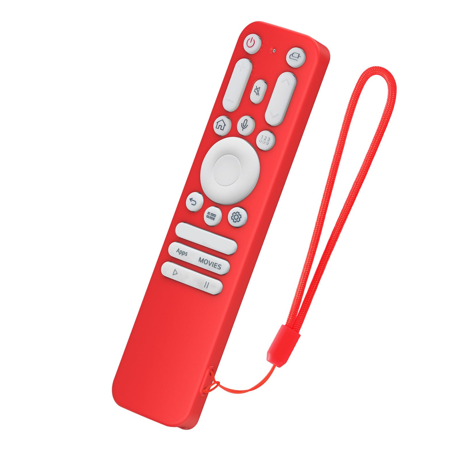 APGLSXY Bright Silicone Remote Guard Flexible Protective Layer Shock Absorption Compatible for AKB76044412 Models Covers Intelligent Tvs Remote Silicone Case