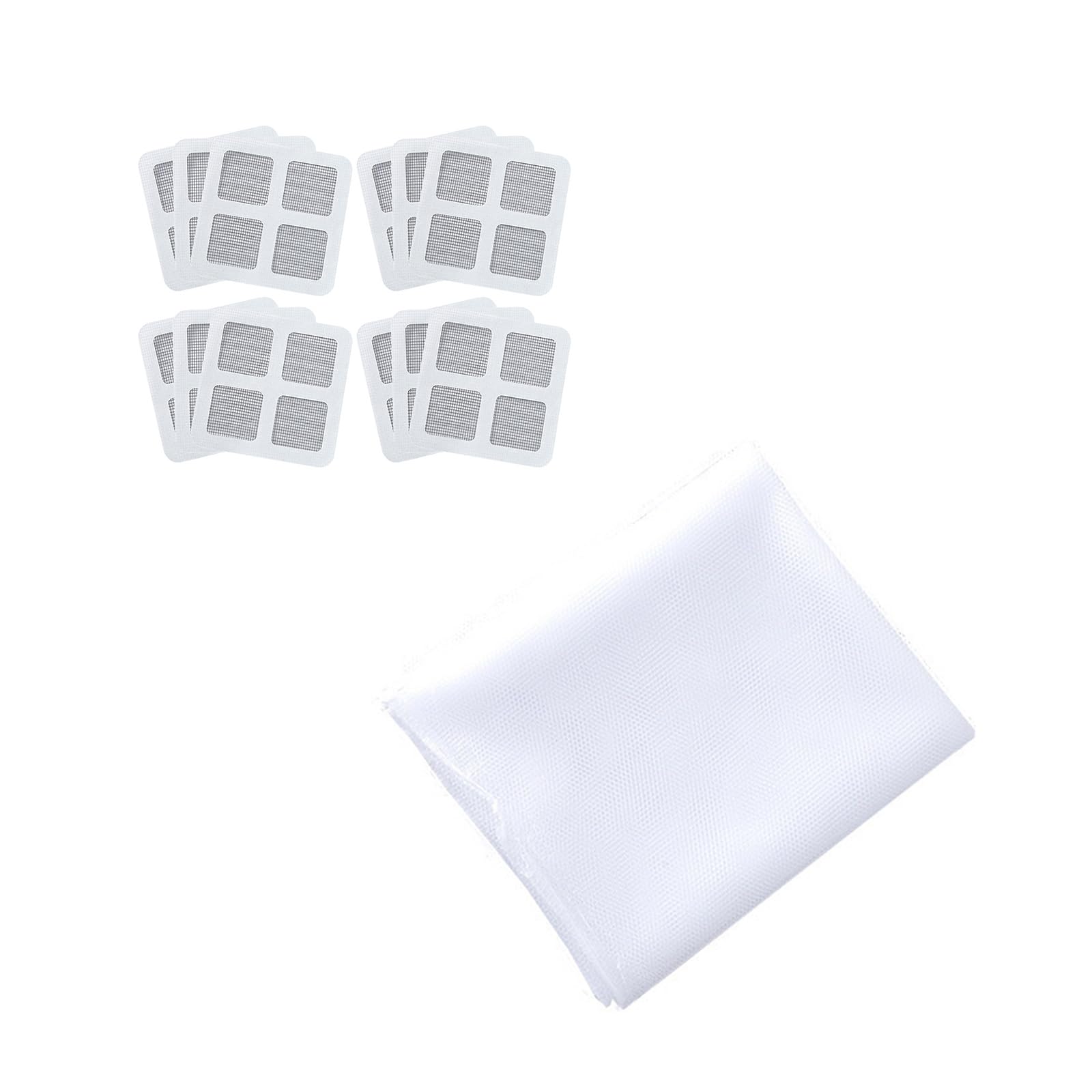 Woedpez Quick Install Invisible Window Screens Set Adhesive Meshes Netting Tear Resistant for Indoor Ventilation Adhesive Window Net Screen