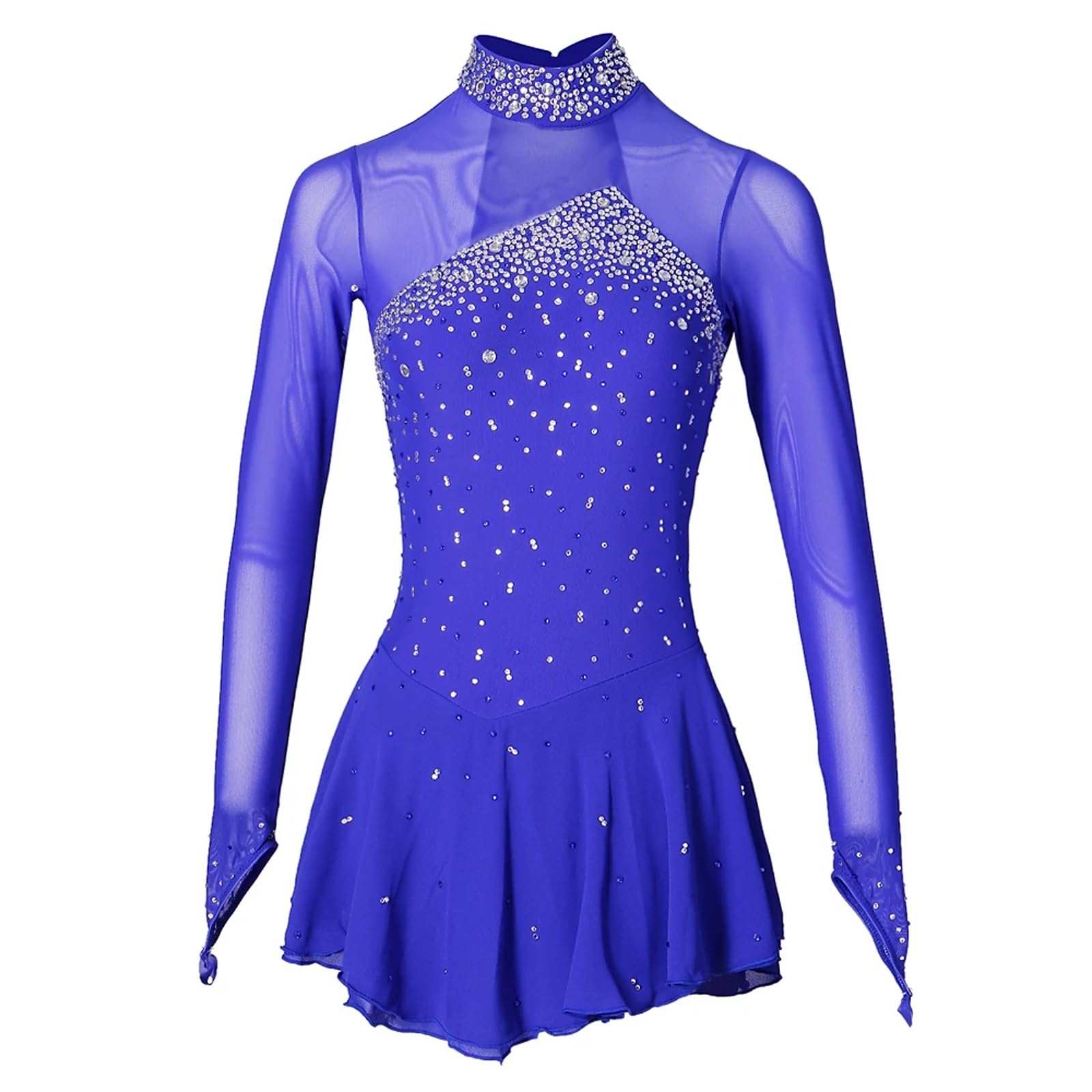 Abito Da Pattinaggio Artistico Donna Ragazza Abbigliamento Da Pattinaggio A Maniche Lunghe