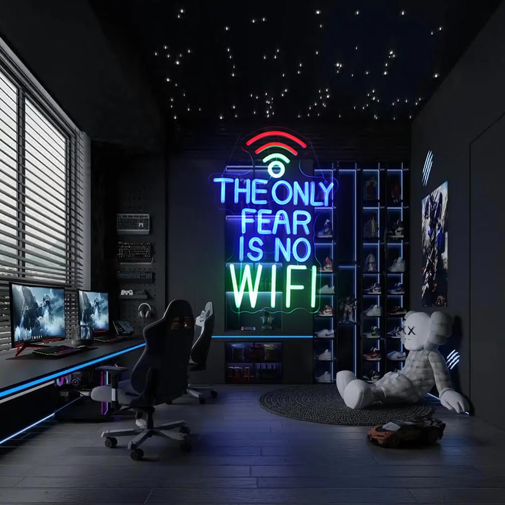 SKIKHN Panneau Lumineux Néon LED à Intensité Variable En