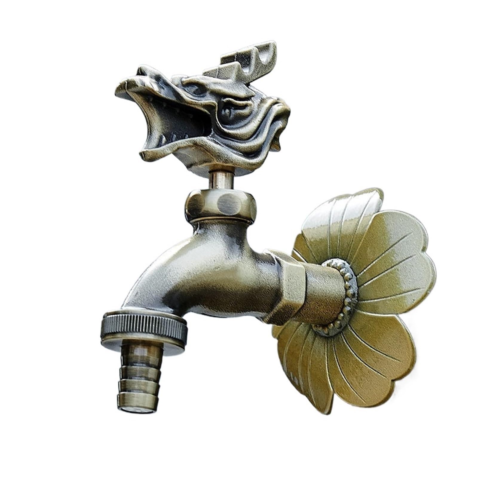 Zrhwspd Model 13 Outside Garden Tap Carved Bibcock Brass Faucet Copper Outdoor Garden Taps For Washing Machine Luxury Toilet Mop