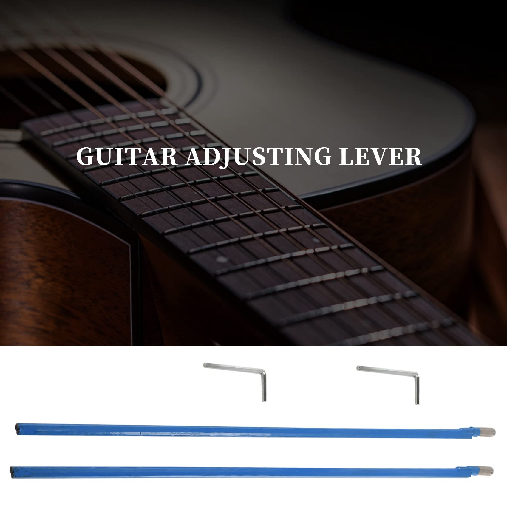Tsudoku 2pcs Two Way Rod Type Guitar Truss Rod Steel 9 X 440mm Blue - Image 2