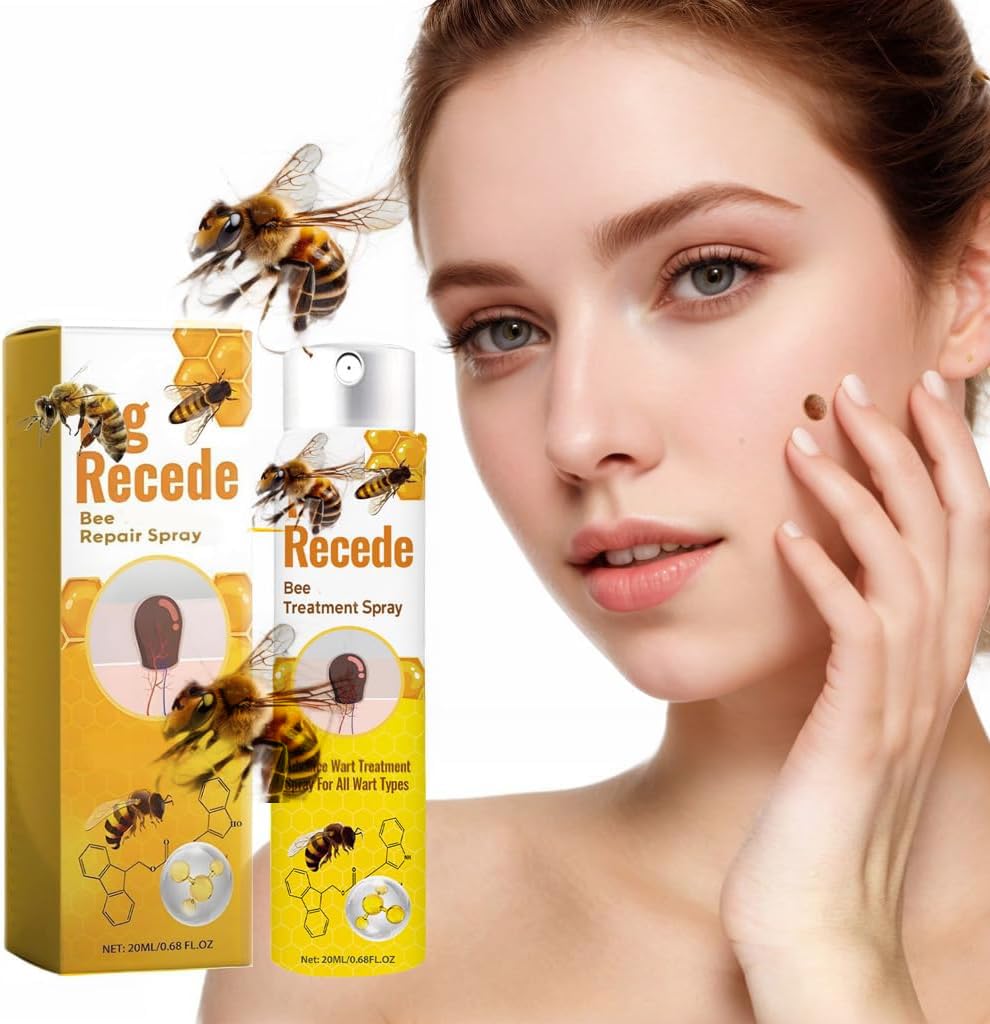 CasRmia 20ml Recede Bee Spray, Deeply Nourishes, Firms, and Smoothes Delicate Skin for men women，Suitable for All Skin Types