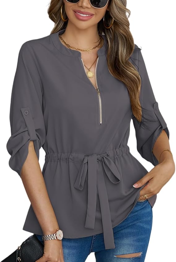 Chic Peplum Tops for Work & Play | Stylish Office Blouse