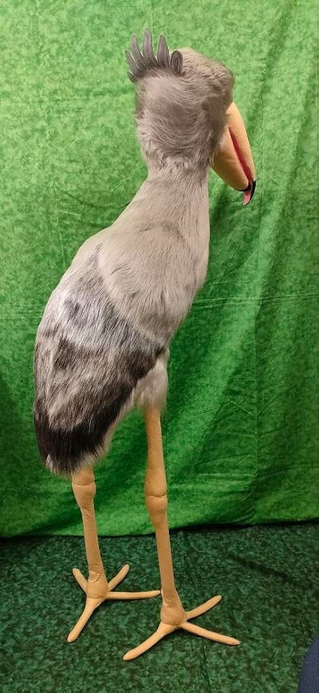 ハシビロコウのぬいぐるみ(鳴き声仕掛け追加・自立可動式) Amazon.co.jp: ハシビロコウのぬいぐるみ(鳴き声仕掛け付き自立