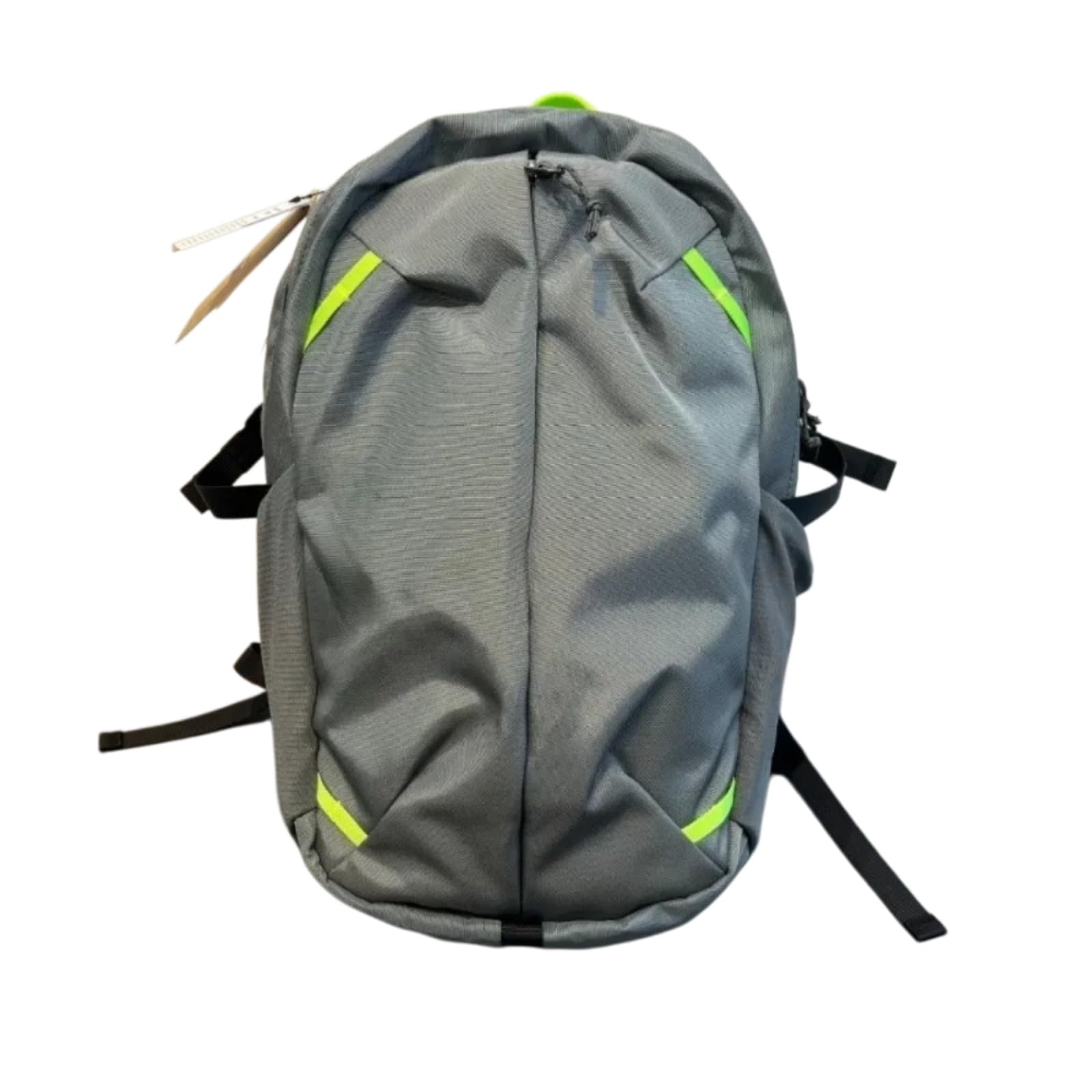 Rucksack Frauen Leichtgewicht Laptop Rucksack, Stilvoller Farbe Block Nylon Mit Wasserdichtem Design-orange