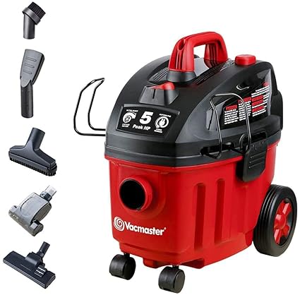 Vacmaster VF408 4 Gallon Wet/Dry Vacuum Cleaner with 2-Stage Motor