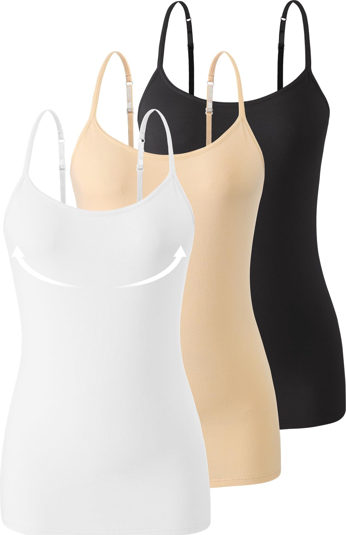 Accbiety 3-Pack Camisole