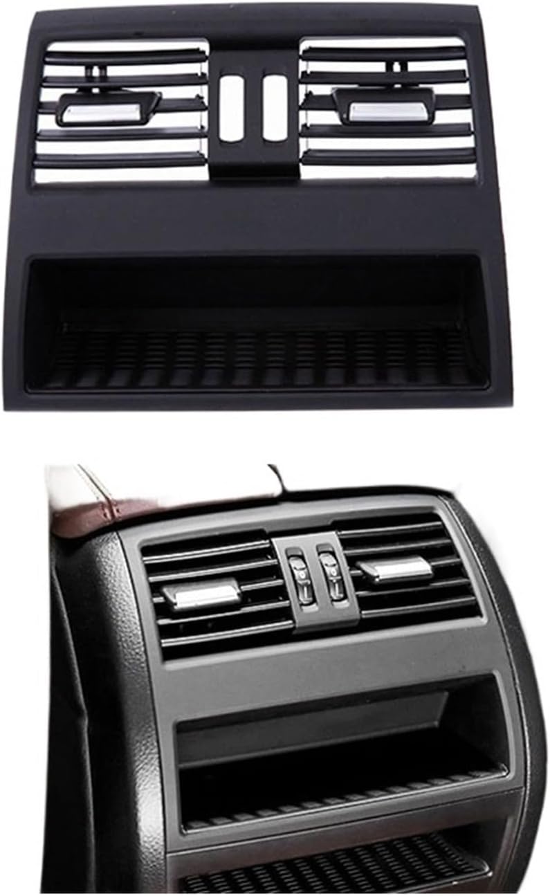 LHD RHD Front Central Left Right Rear Conditioner Chromed Air Vent Grille Outlet Panel Fit for BMW 5 Series(Without Chrome)