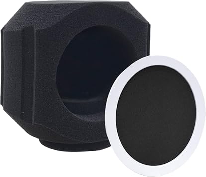 Microphone Isolation Ball | Sound-absorbing Shield with Filter,Professional Portable Soundproof Cover, Mic Isolation Ball For Podcast Rapping Broadcasting