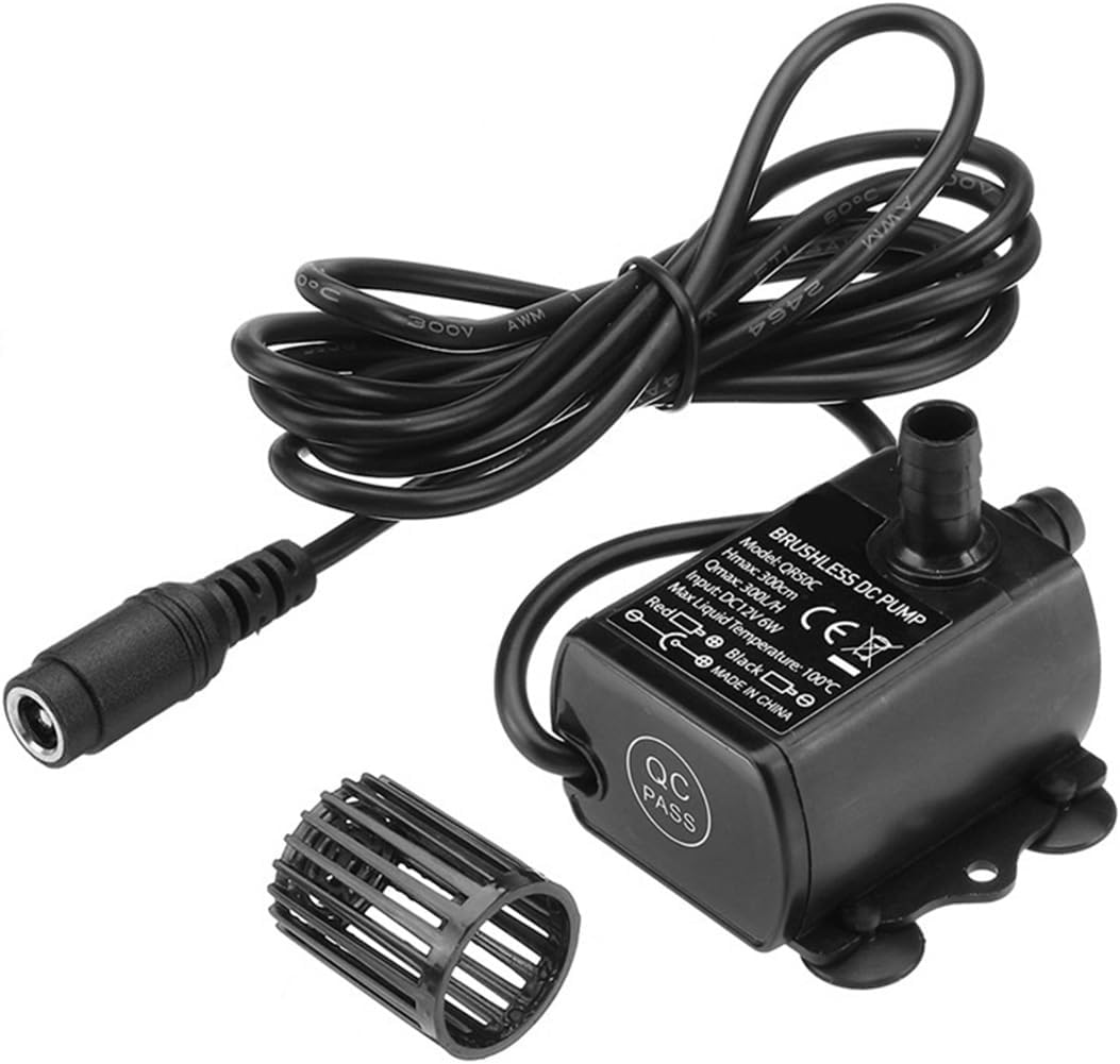 DC12V Solar Micro DC Brushless Soilless Cultivation Computer Water Cooling Water Circulation Fountain Pump QR50C