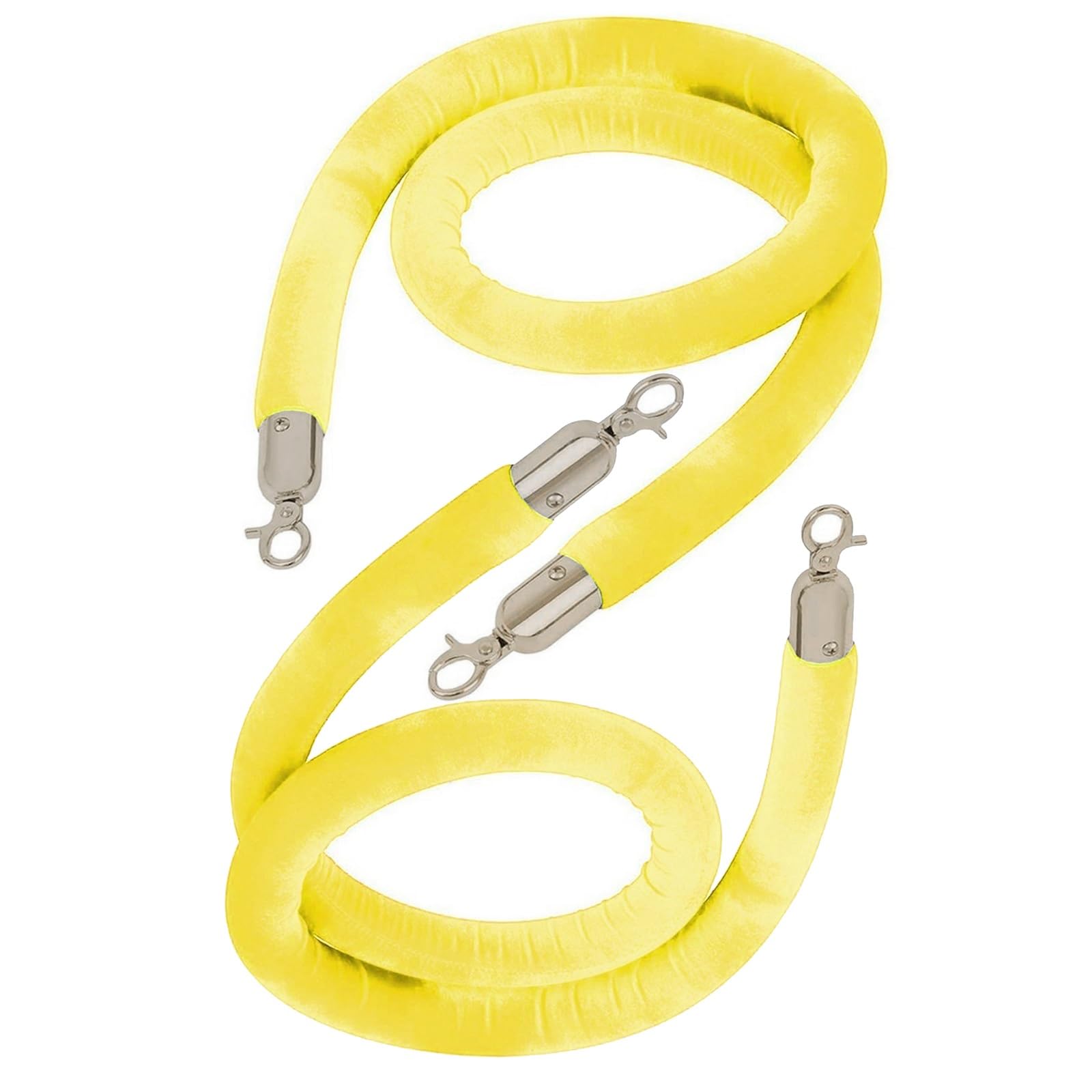 GDMDPTE Velvet Crowd Control Rope 0.6-4m Braided Hemp Rope with Golden Clasp Elegant Queue Barrier for Events Parties and Exhibitions
