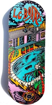 LC Boards FINGERBOARDS 98X34 Pool Party Deck with Griptape
