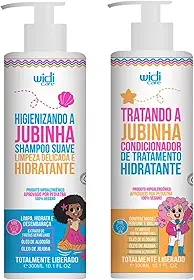 Kit Jubinha Widi Care Shampoo + Condicionador Hipoalergenico Linha Infantil Vegano