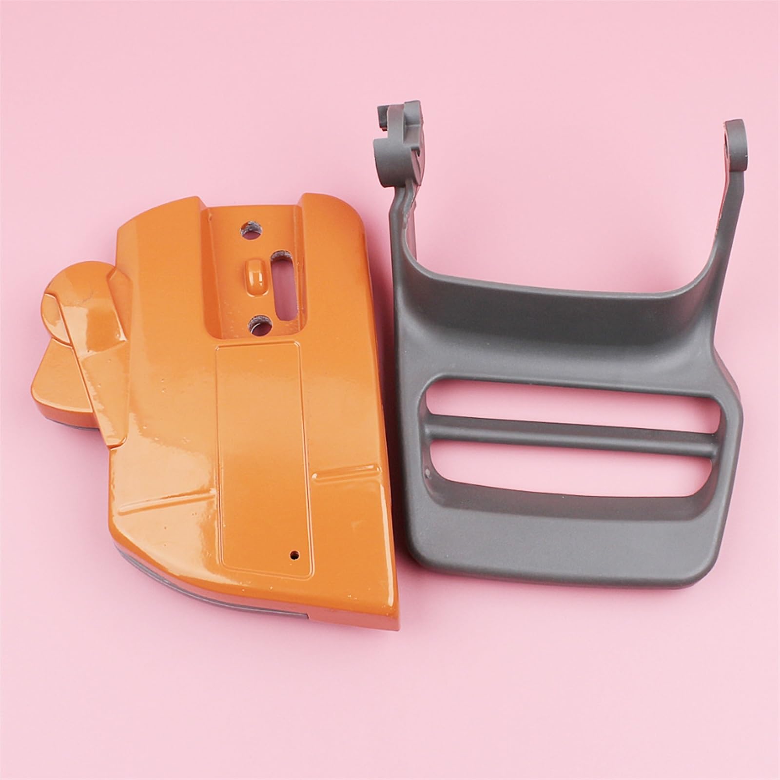 Kit de Cubierta de protección de Mano de Freno de Cadena Apto for Husqvarna 340 345 350 Motosierra Repuesto 503850901, 537107801 Бензопила Бензиновая