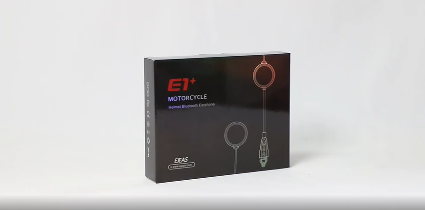 EJEAS E1+ Motorcycle Helmet Bluetooth Headset, Bluetooth 5.1 Helmet Speaker with Auto Answering Call and Noise Reduction Function, Motorcycle Helmet Headphone Can Connect 2 Mobile Phones : Electronics