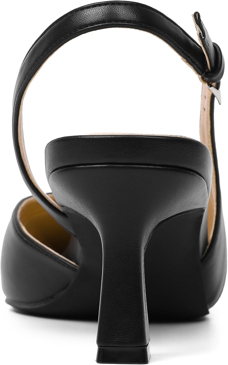 Mostrin Kitten Heels for Women Slingback Pointed Closed Toe Heels Women's Pumps Shoes for Wedding, Party, Commuting - Image 7