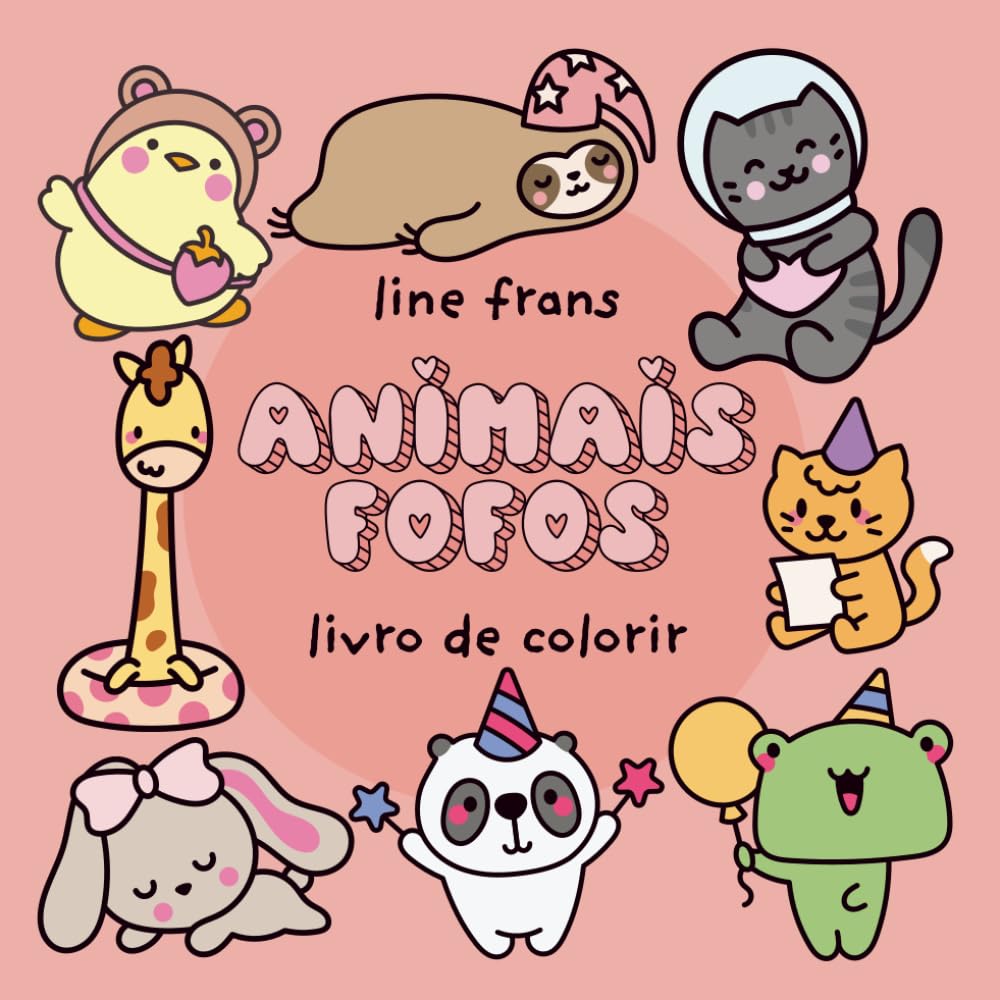 Livro de Colorir: animais fofos