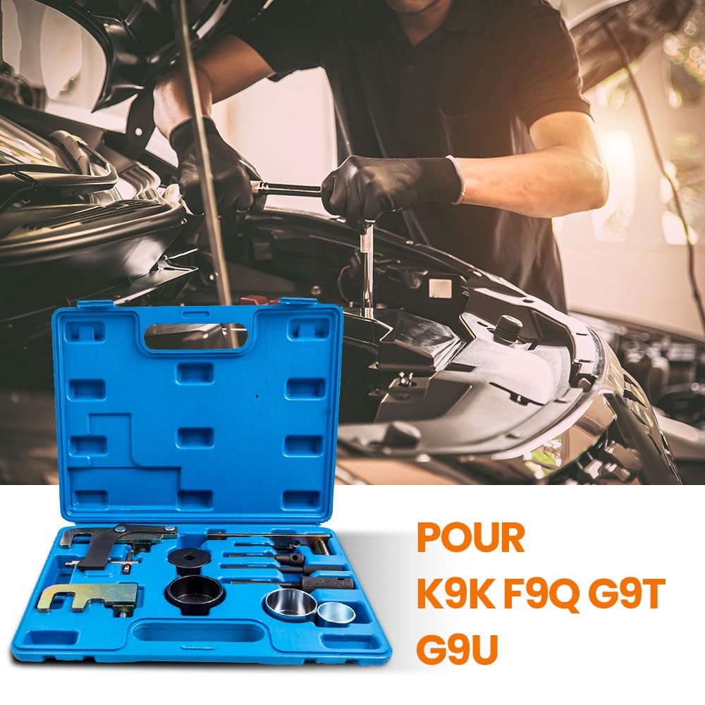 maXpeedingrods Motore Tempismo Impostazione Bloccaggio Kit per Renault per Nissan per Opel 1.5 1.9 DCI K9K F9Q G9T G9U 2.2 2.5 dCi/Di/DTi/CDTi MOT1538 MOT1537 MOT1054 KM6205