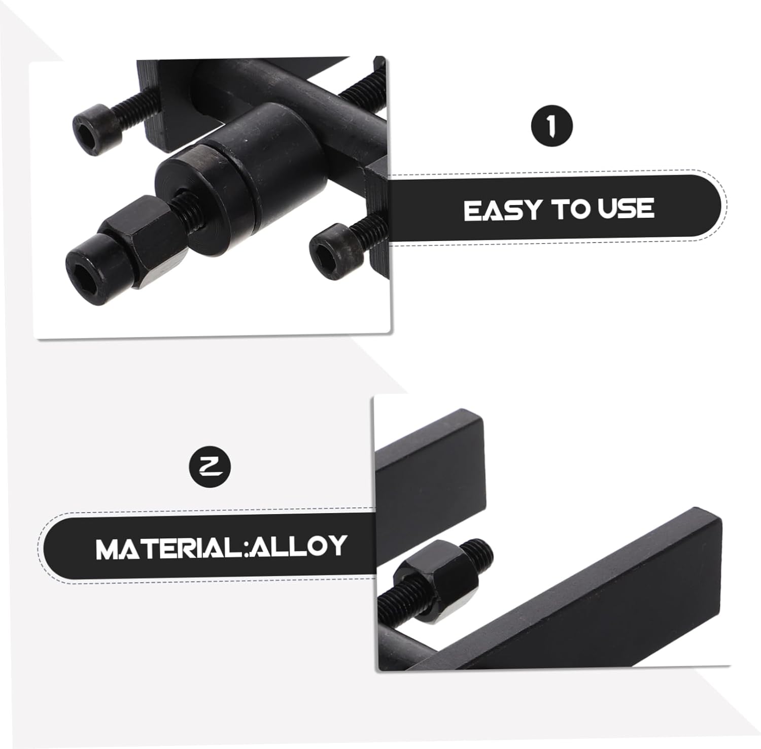 1Set Versatile Jaw Motorcycle Wheel Bearing Puller Tool Kit High Strength Bearing Separator Puller for Easy Operation Various Models