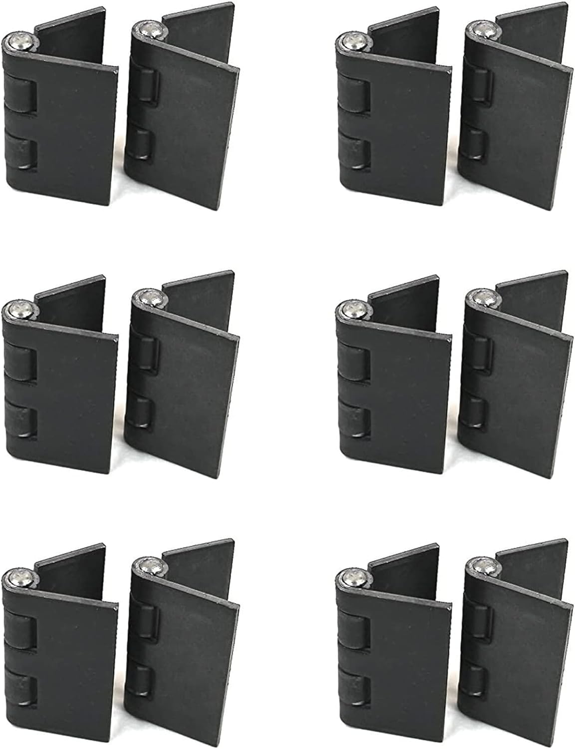 4" Heavy Duty Weldable Hinges | Steel Butt Hinge Design for Heavy Gates & Doors | Long Lasting - Corrosion & Rust Resistant - 4 Pairs